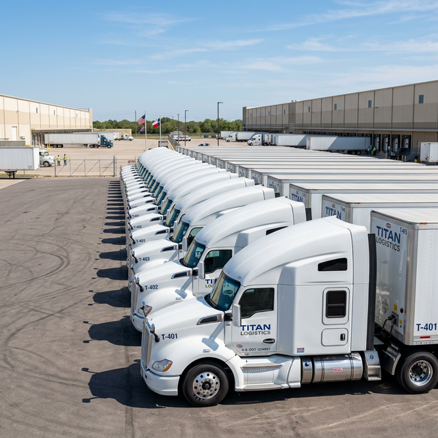 Flota de camiones Castores